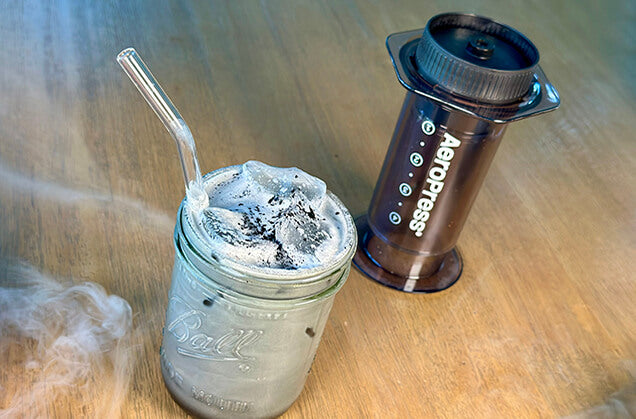 Midnight AeroPress Latte