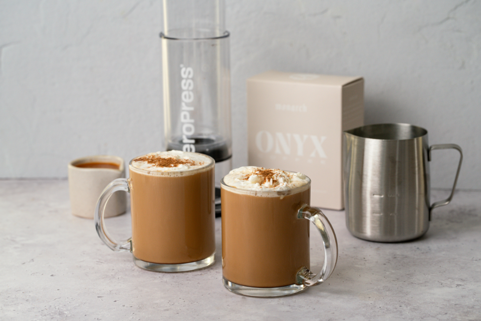 AeroPress Carrot Cake Latte