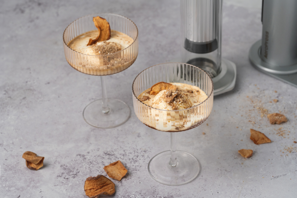 Apple Crumble AeroPress Affogato
