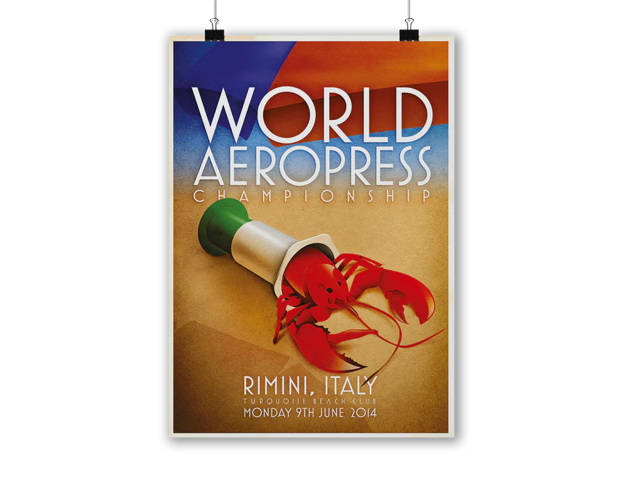 2014 World AeroPress Championship poster