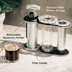 AeroPress Organizer Stand - Stainless Steel