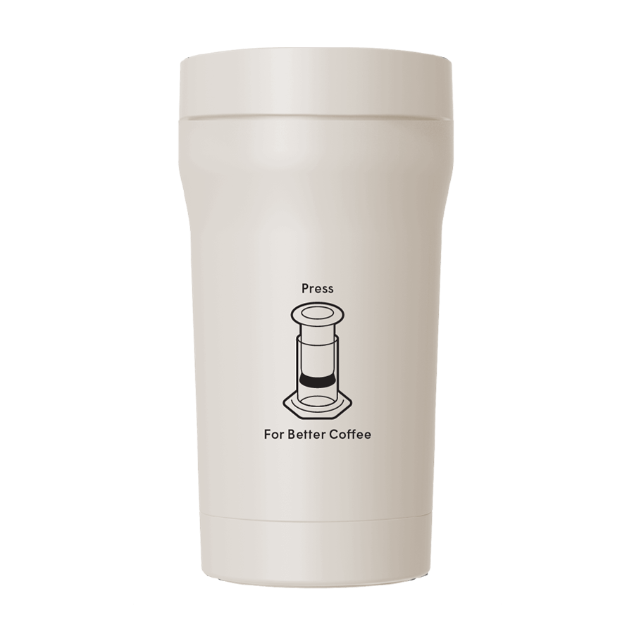 AeroPress Cream Travel Coffee Tumbler #color_cream