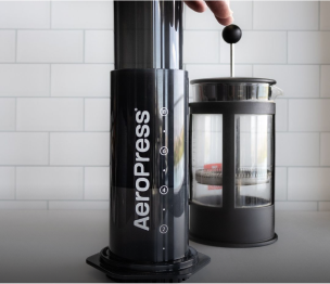 AeroPress XL next to french press_social photo @aeropress