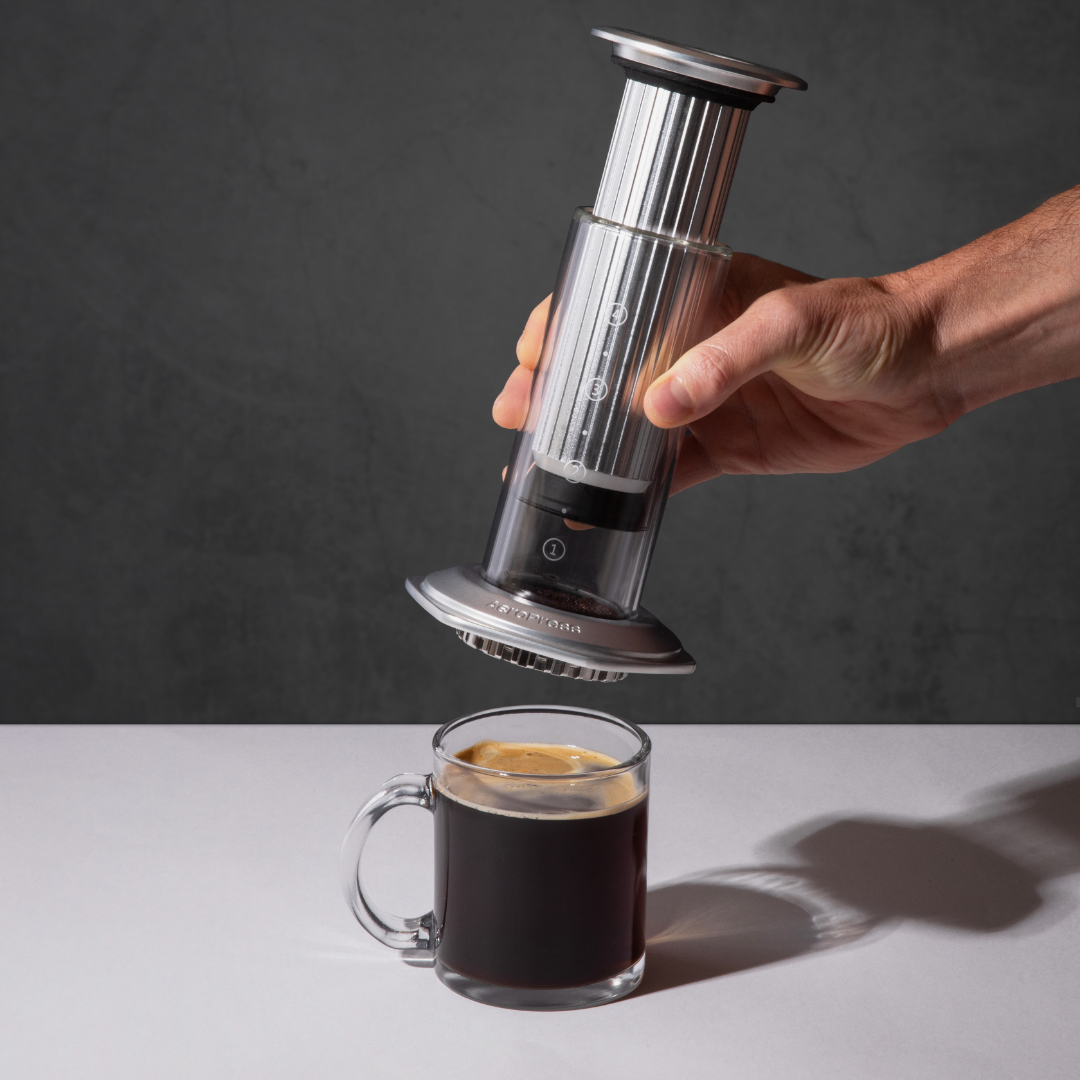 AeroPress Premium Brewing on Cup