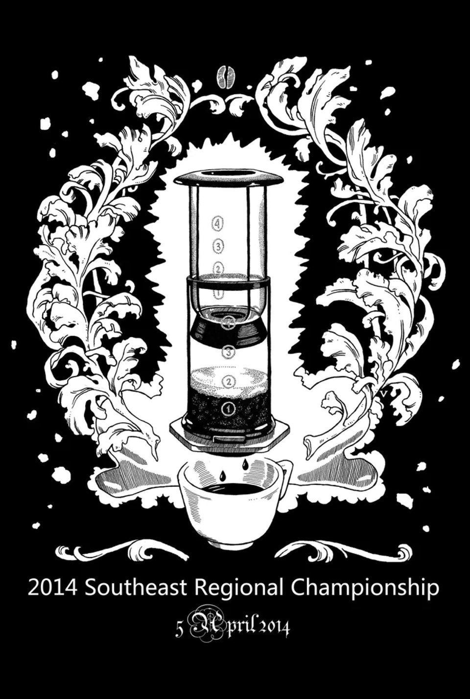 Southeast Regional AeroPress Championship 2014 poster