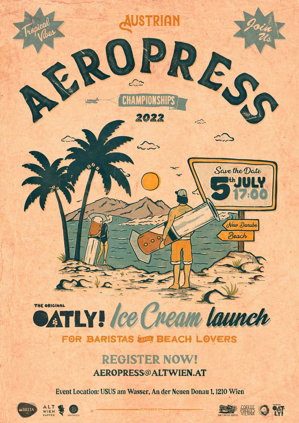 Austrian AeroPress Championship 2022 poster