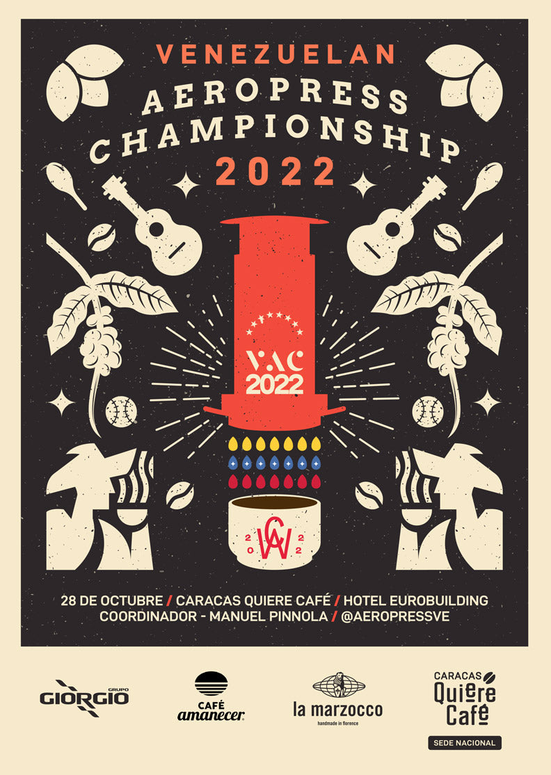 Venezuelan AeroPress Championship 2022 poster