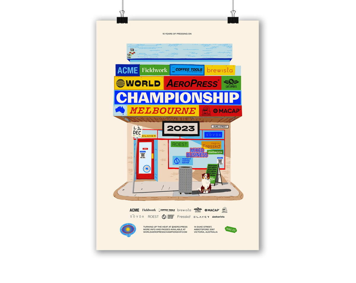 World AeroPress Championship 2023 poster