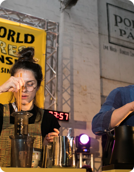 World AeroPress Championship competitors