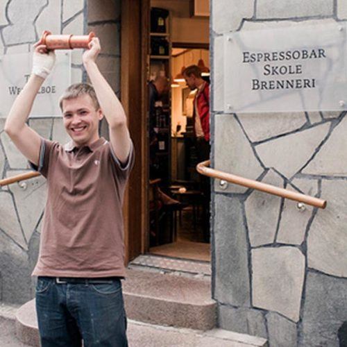 Photo of 2009 World AeroPress Champion Lukasz