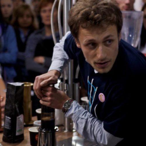 Photo of 2011 World AeroPress Champion Jeff Verellen