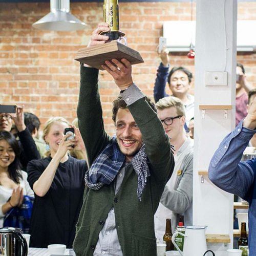 Photo of 2013 World AeroPress Champion Jeff Verellen