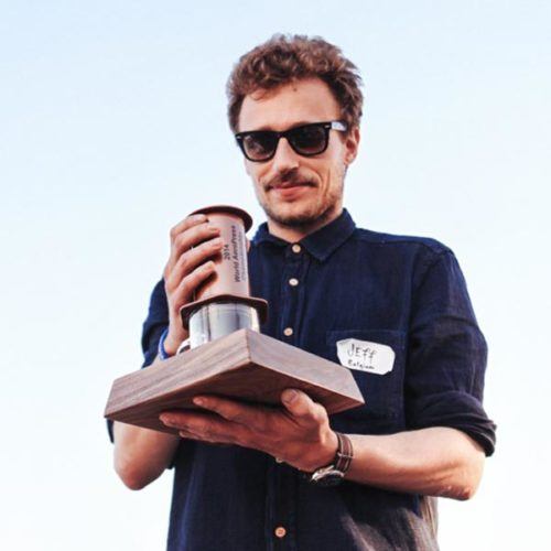 2014 World AeroPress Championship third place winner Jeff Verellen