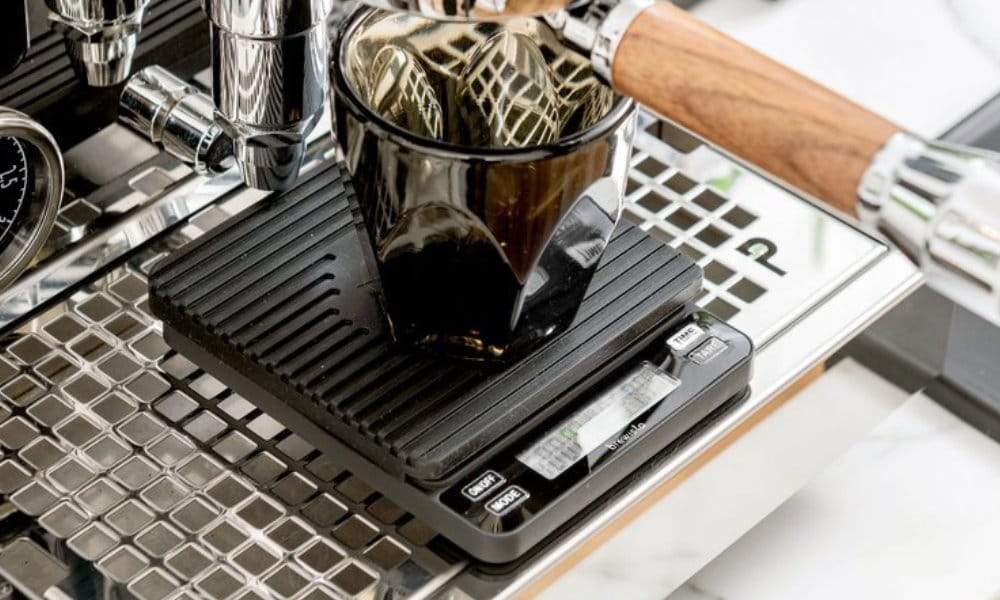 Espresso on scale