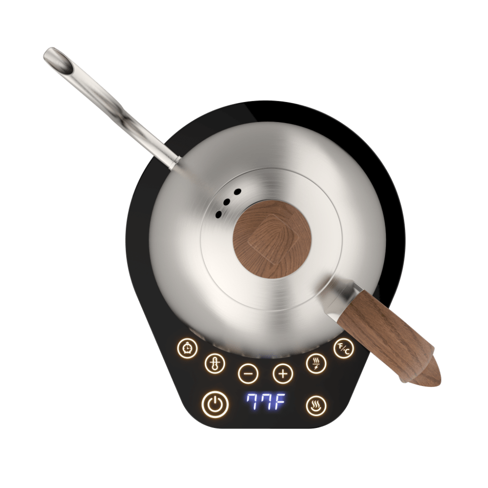 Kettle top view