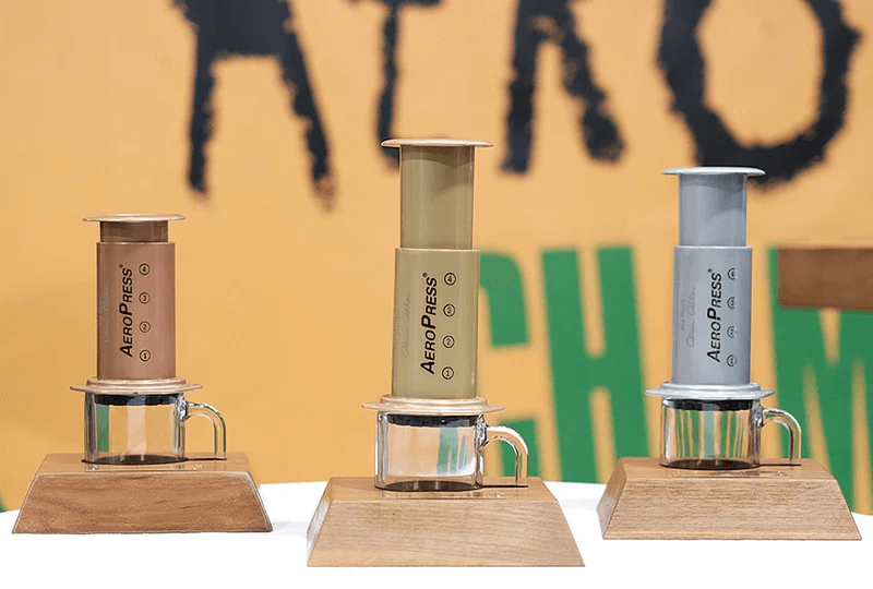 World AeroPress Championship trophies