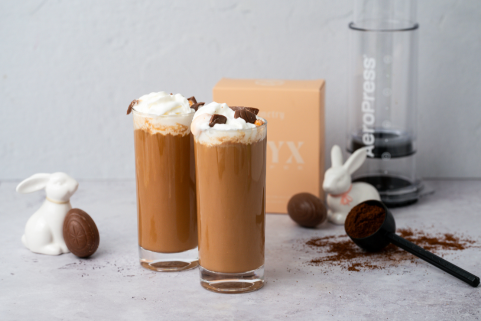 AeroPress Cadbury Egg Iced Coffee