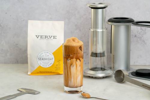 AeroPress Dalgona Coffee with AeroPress Premium