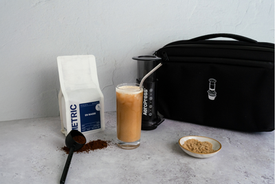 AeroPress Clear Black and Sttoke Bag