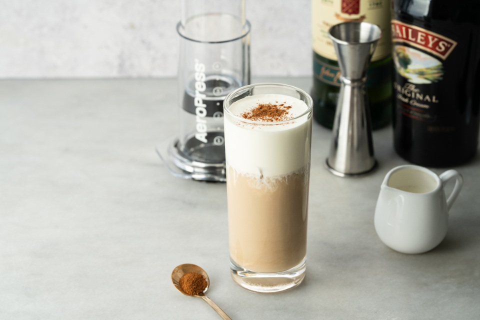 Irish Cream Cold Brew Cocktail with the AeroPress Clear