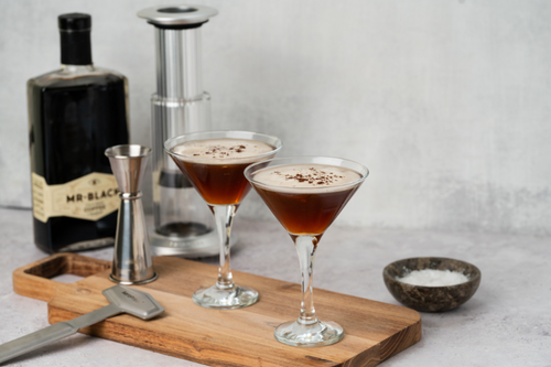 Salted caramel espresso martini Hugos recipe