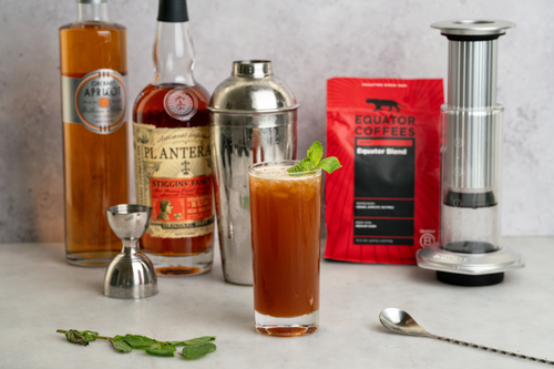 AeroPress Mojito Coffee Cocktail