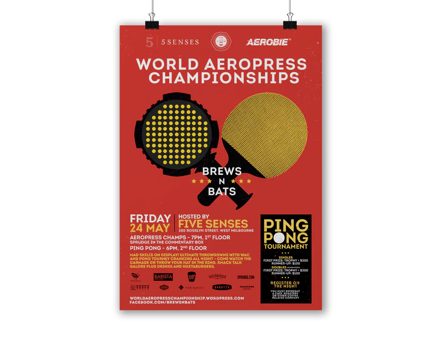 World AeroPress Championship 2013 poster