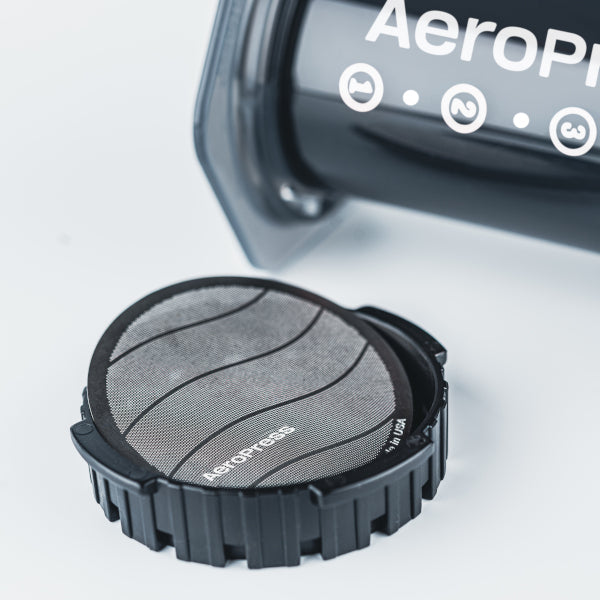AeroPress Go Coffee Maker, Stainless Steel Filter, & Flow Control Filt
