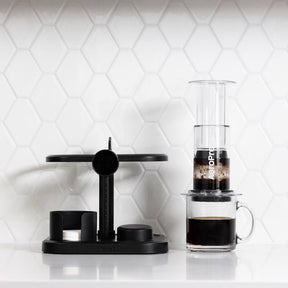 AeroPress Organizer Stand with Clear brewing