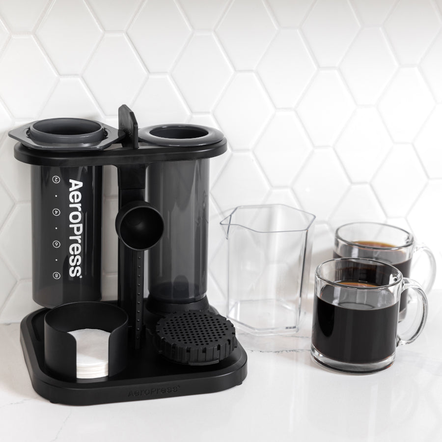 The RACK: Under Cabinet Rack Compatible with AeroPress Coffee Maker. F -  ALTURA Coffee Equipment