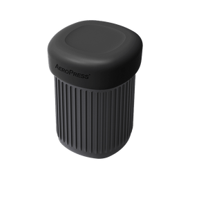 Black lid on cup