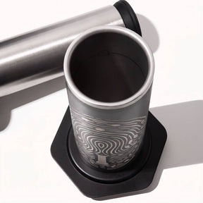 AeroPress Steel LE on white background #color_limited edition