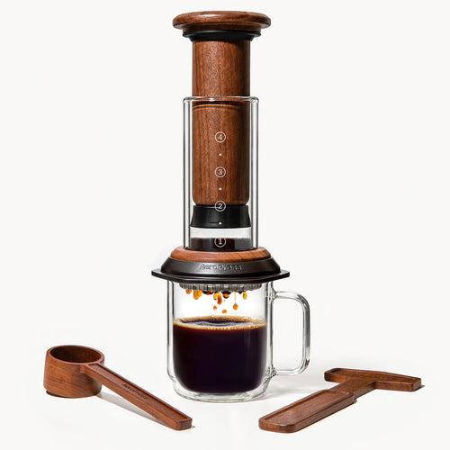 AeroPress Coffee Maker - Premium Walnut