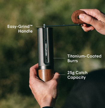 AeroPress Manual Coffee Grinder - Walnut