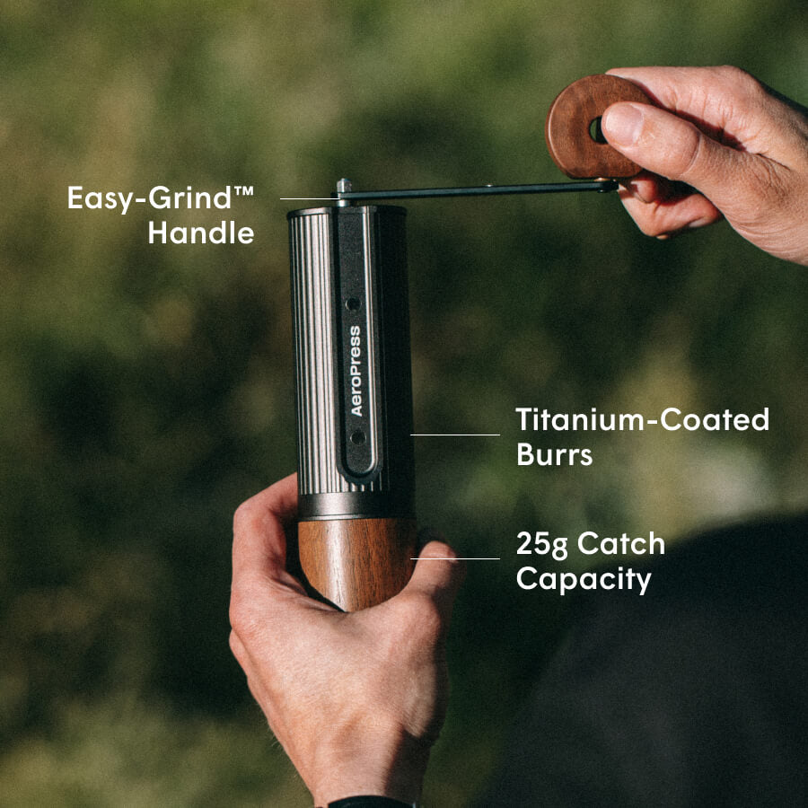 AeroPress Manual Coffee Grinder - Walnut