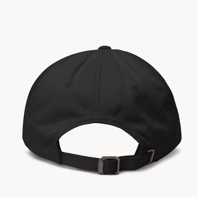 Back view of a black cap on a white background #color_black