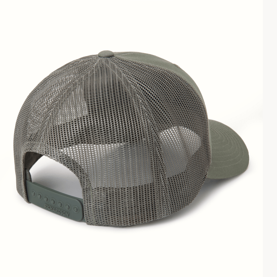 Green mesh cap on a white background #color_green