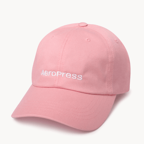 Pink cap with AeroPress logo on a white background #color_pink