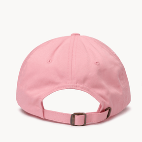 Pink baseball cap on a white background #color_pink