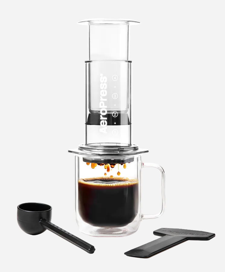 AeroPress Coffee Maker - Clear  & Colors
