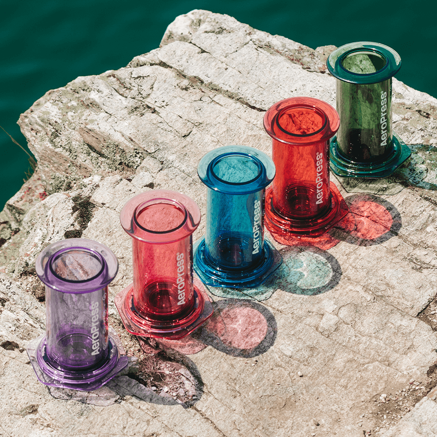 AeroPress Coffee Maker - Clear  & Colors