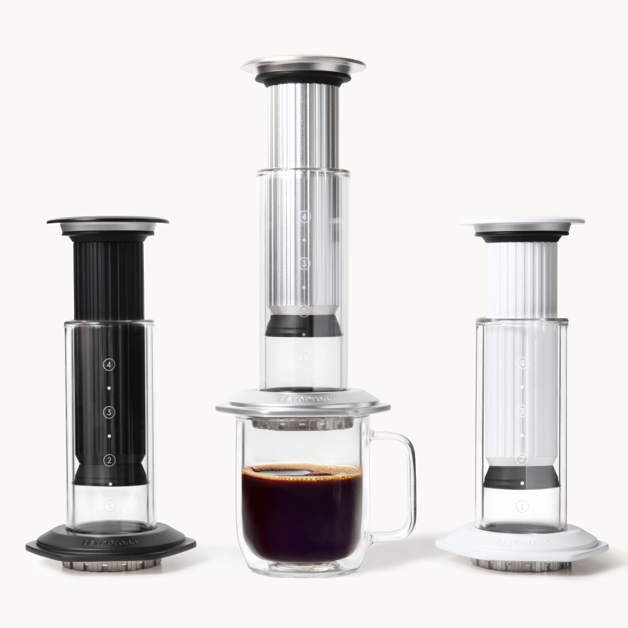 Three AeroPress Premium colors 