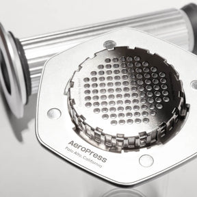 AeroPress Coffee Maker - Premium close up on filter cap