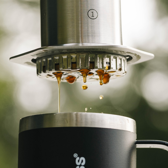 AeroPress Coffee Maker - Steel AeroPress Coffee Maker - Steel