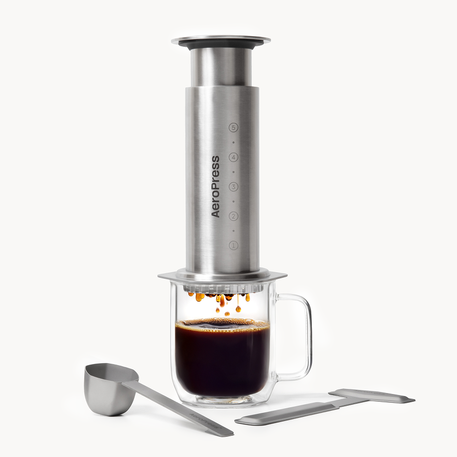 AeroPress Coffee Maker - Steel