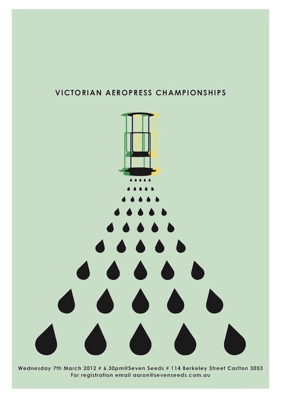 2012 Victorian AeroPress Championship poster
