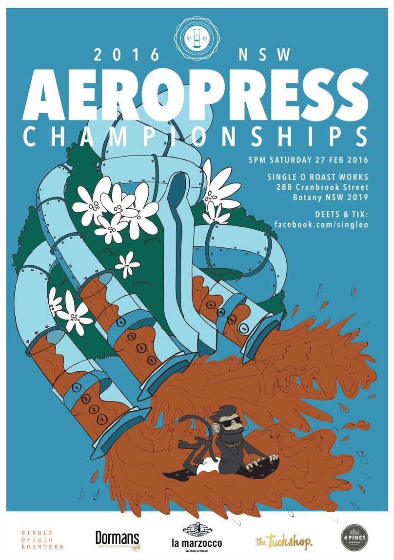 2016 New South Wales AeroPress Championship poster