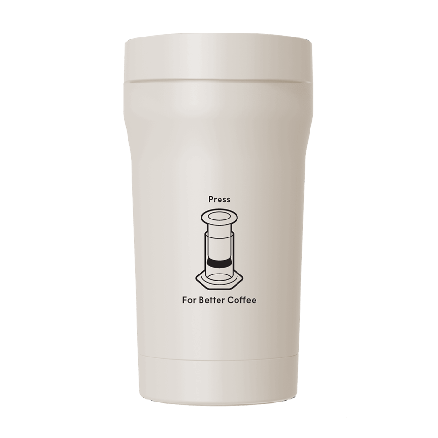 AeroPress Cream Travel Coffee Tumbler  #color_cream