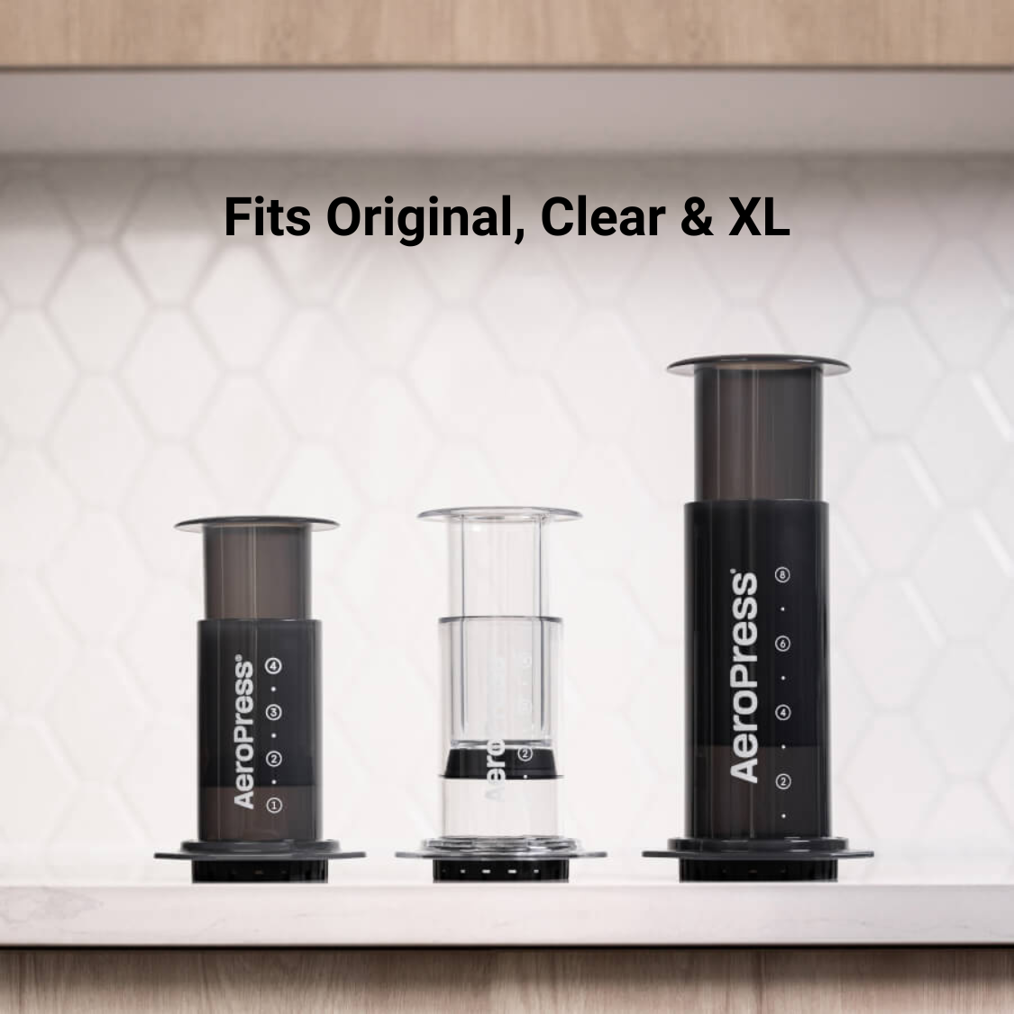The RACK: Under Cabinet Rack Compatible with AeroPress Coffee Maker. F -  ALTURA Coffee Equipment