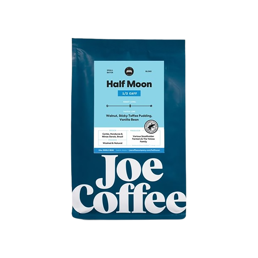 Half Moon Half Caff 12 oz
